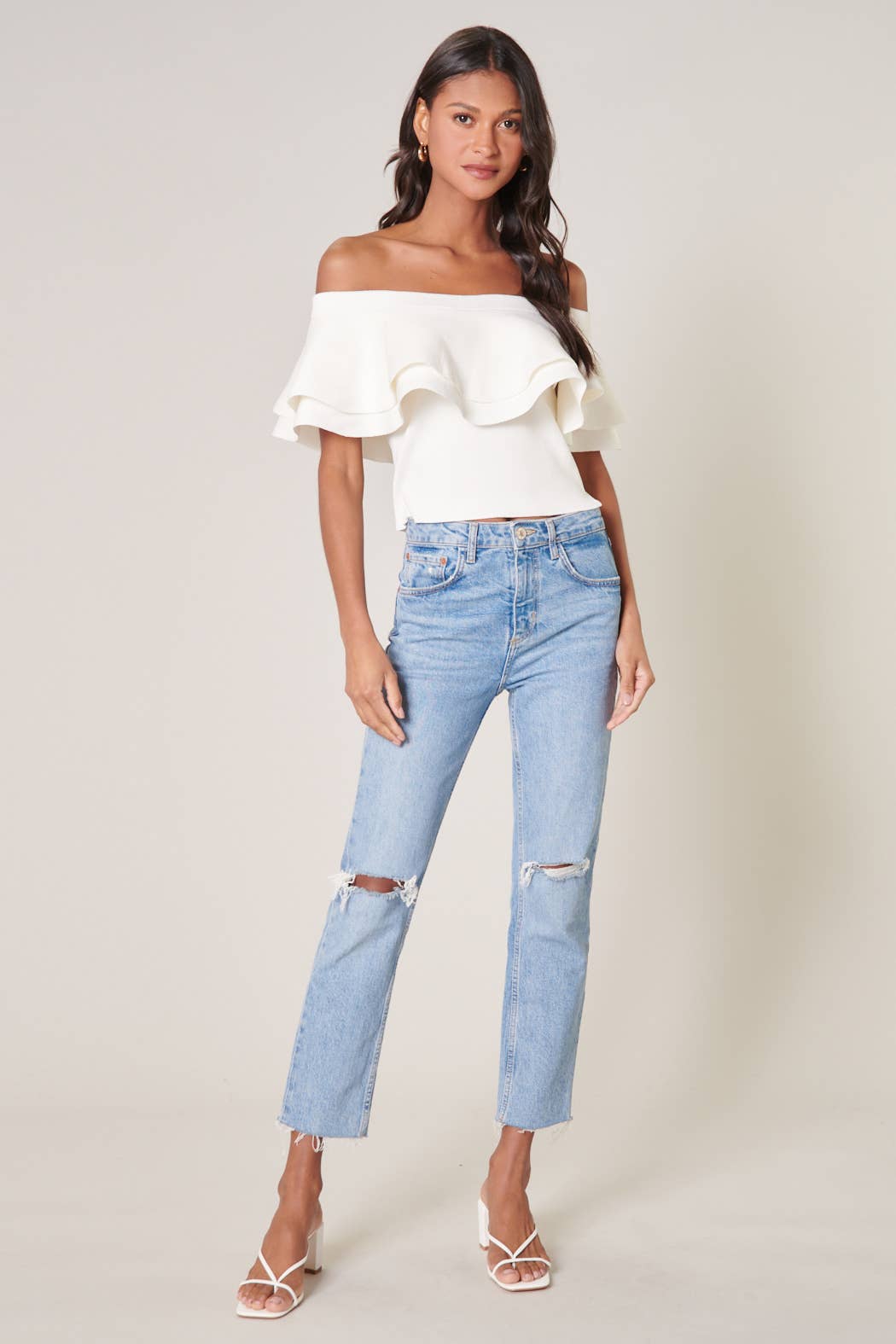 Kaila Off The Shoulder Knit Top