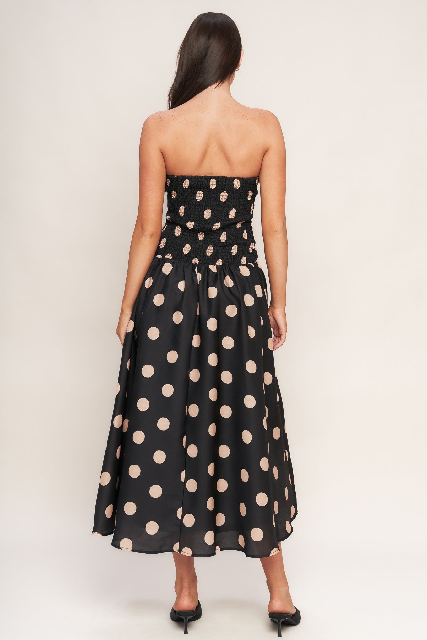 SPOTLIGHT HOUR WOVEN MIDI DRESS