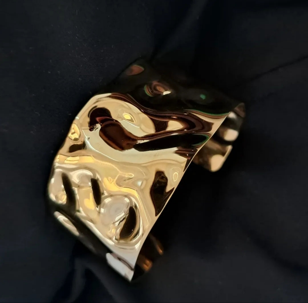 On My Mind Abstract Cuff Bangle