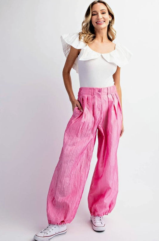 Bottoms, Pants, Women's Pants, Spring 2024, Vivi Crinkle High Waist Pant, Shop Yen US