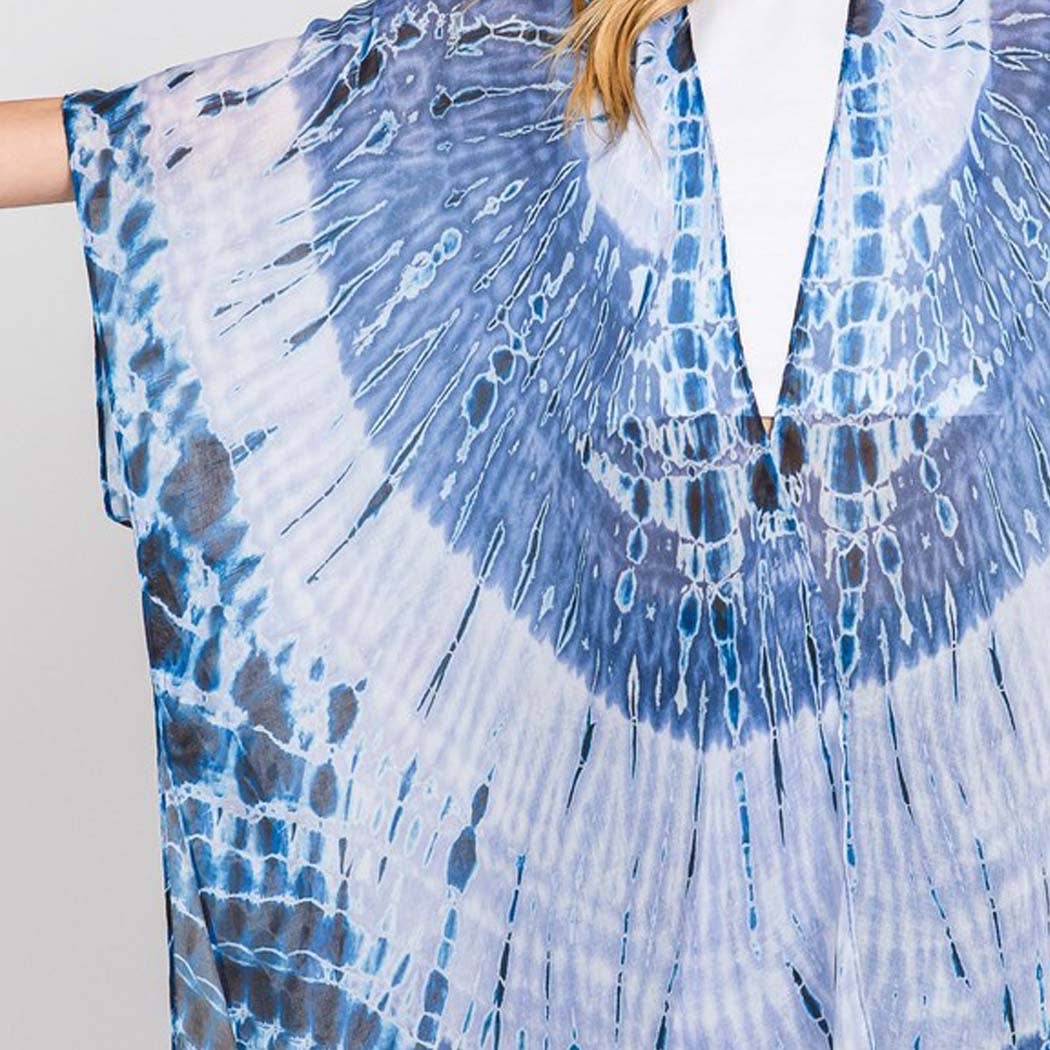 TIE DYE PRINT KIMONO: PK