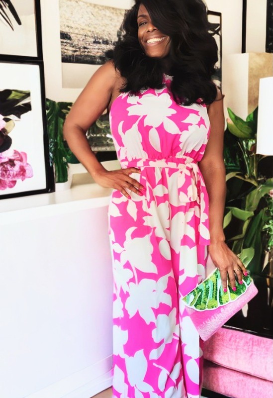 Palm Beach Floral Halter Wide Leg Jumpsuit – SHOP YEN US