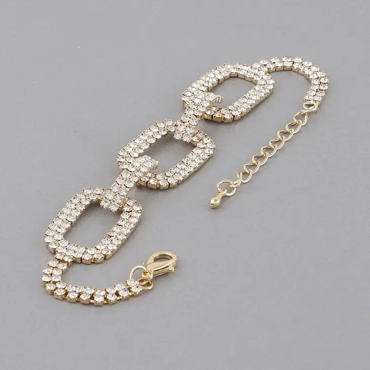 Triple Link Chain Bracelet