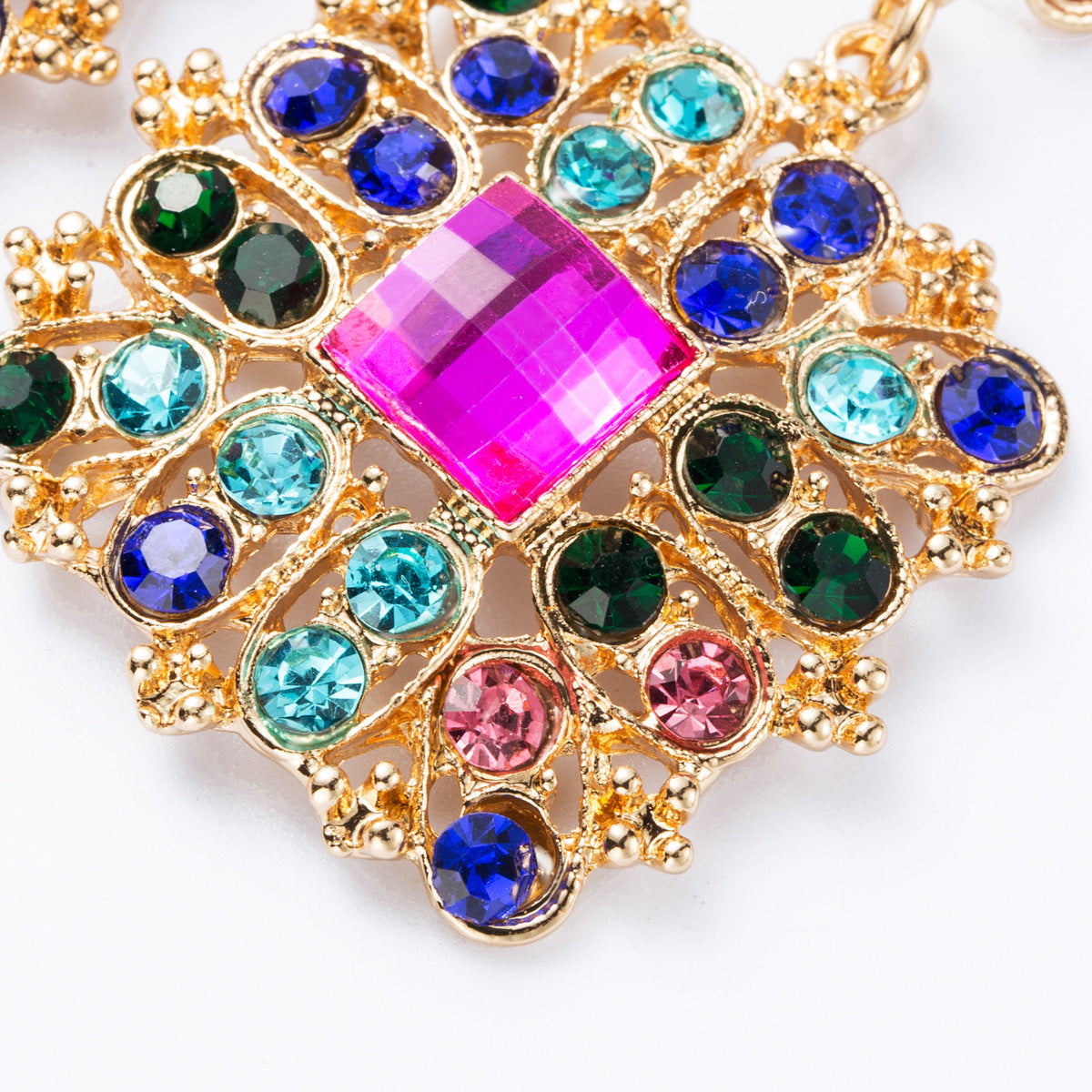 The Queen Bejeweled Drop Earrings