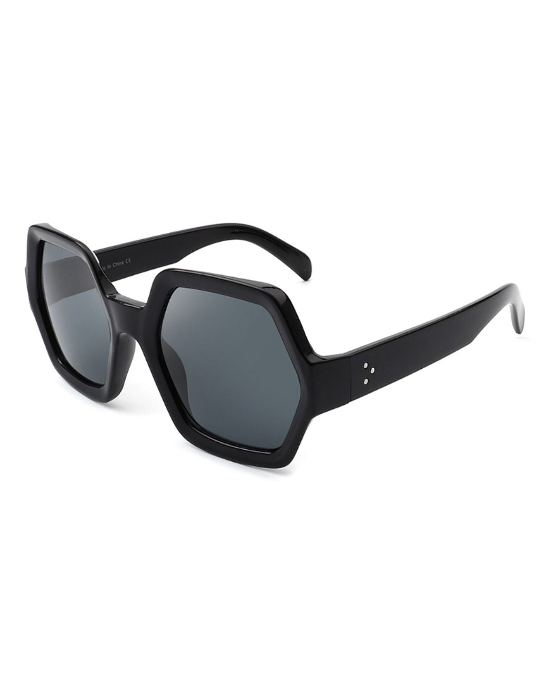 Geometric Oversized Vintage Sunglasses