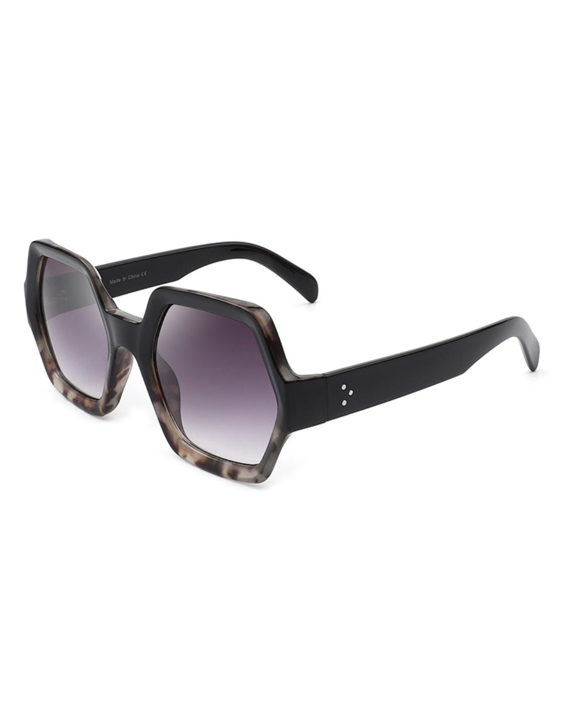 Geometric Oversized Vintage Sunglasses
