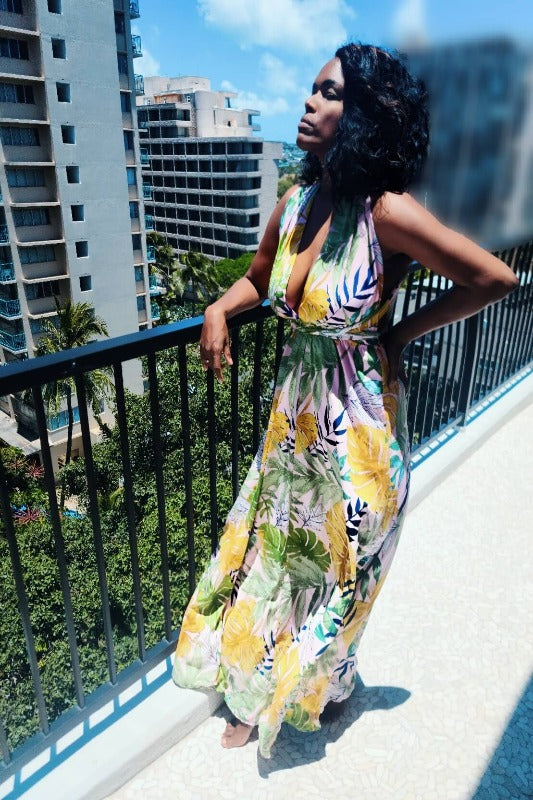 St Barts Tie Back Maxi Dress SHOP YEN US St Barts Tie Back Maxi Dress SHOP YEN US