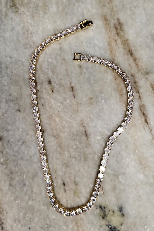 Glam Girl 16" Cubic Zirconia Necklace