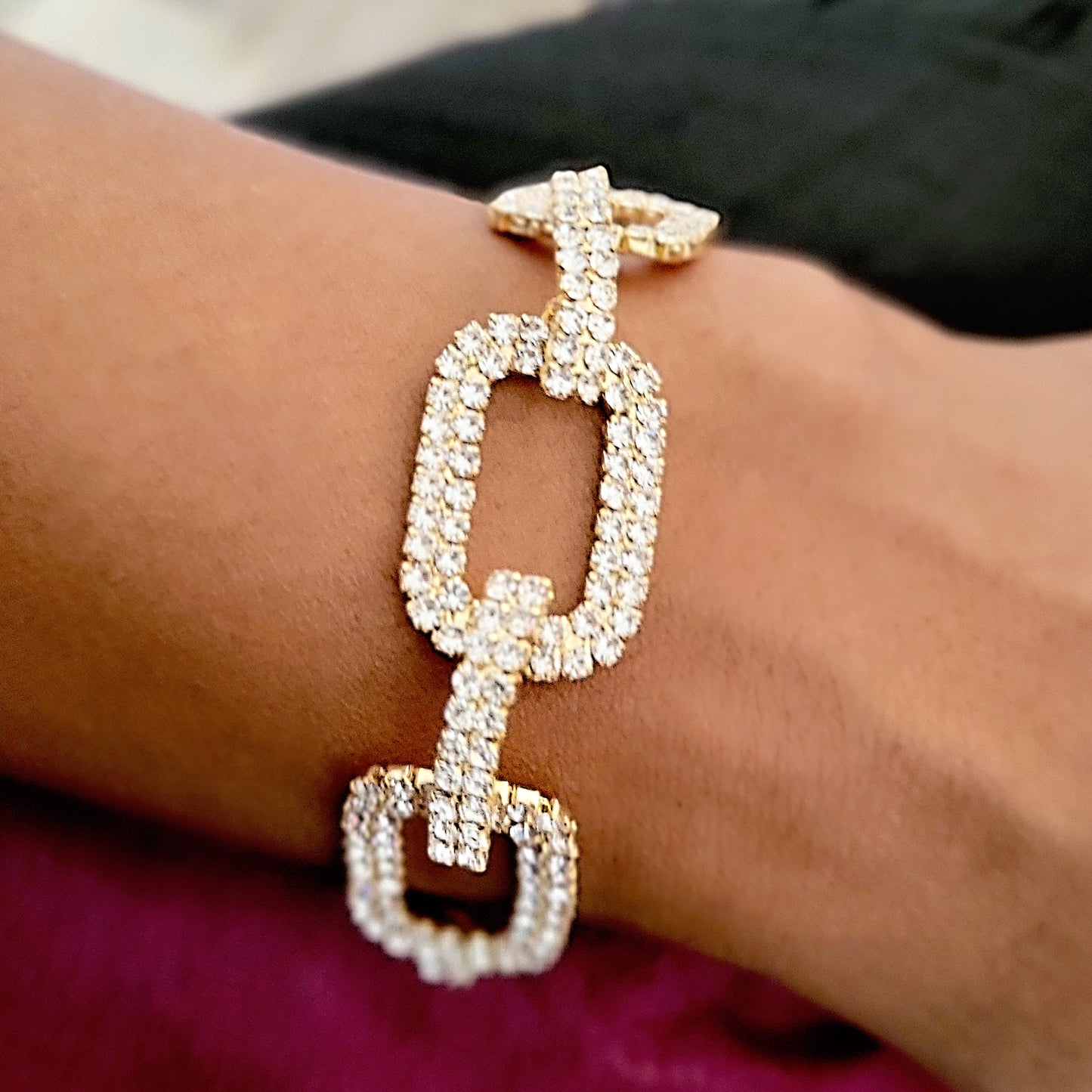 Triple Link Chain Bracelet