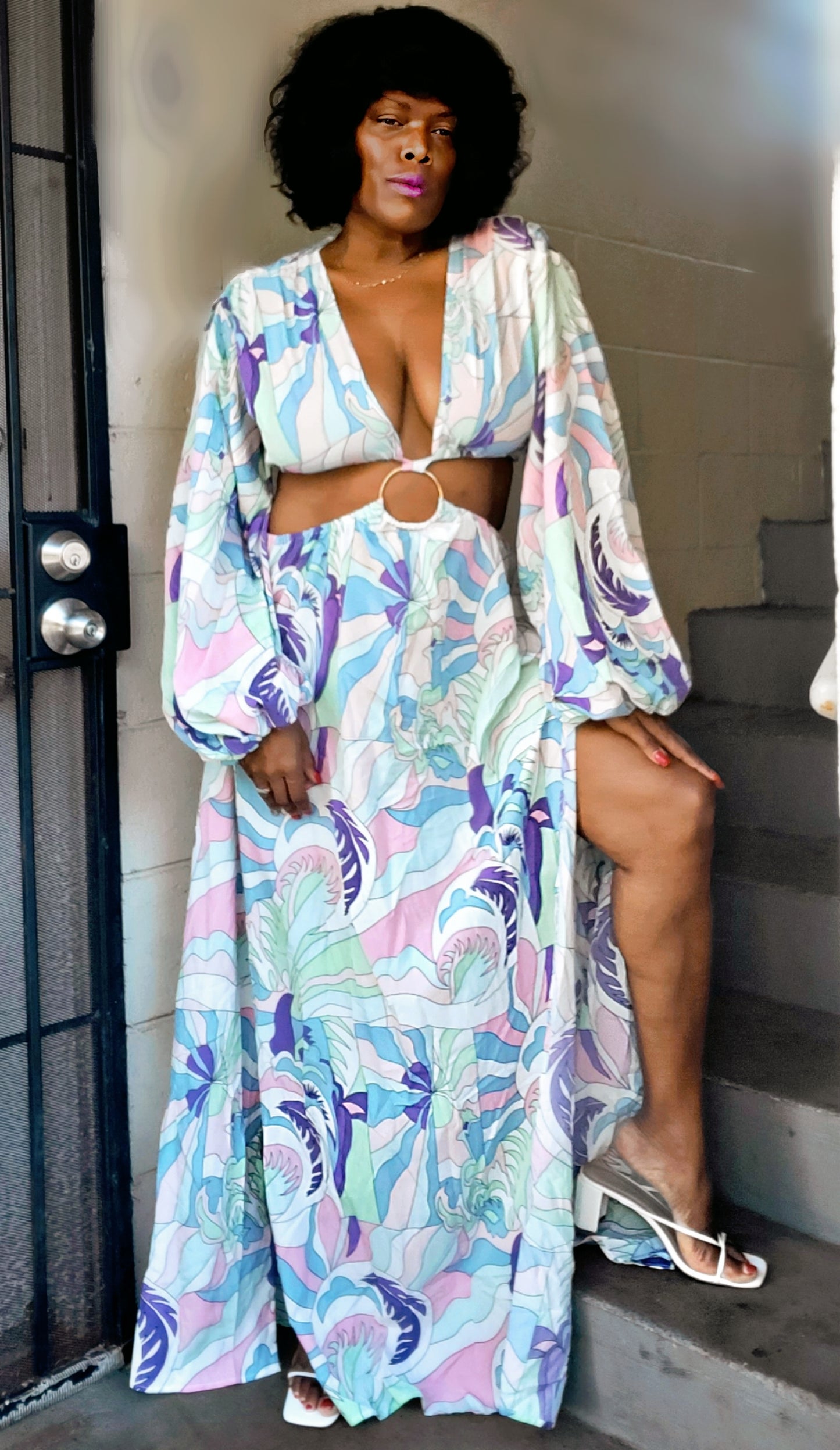 Kennedy Cut Out O Ring Dress