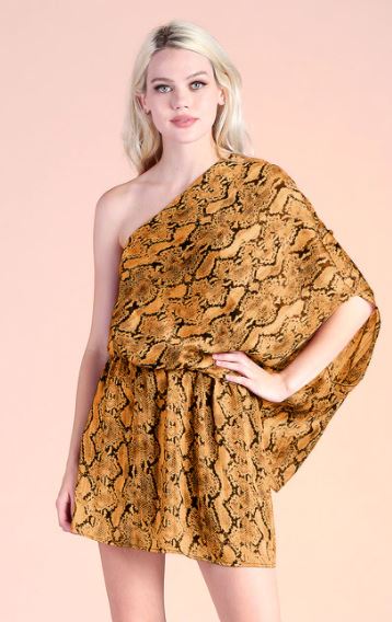 Python Print Mini Dress