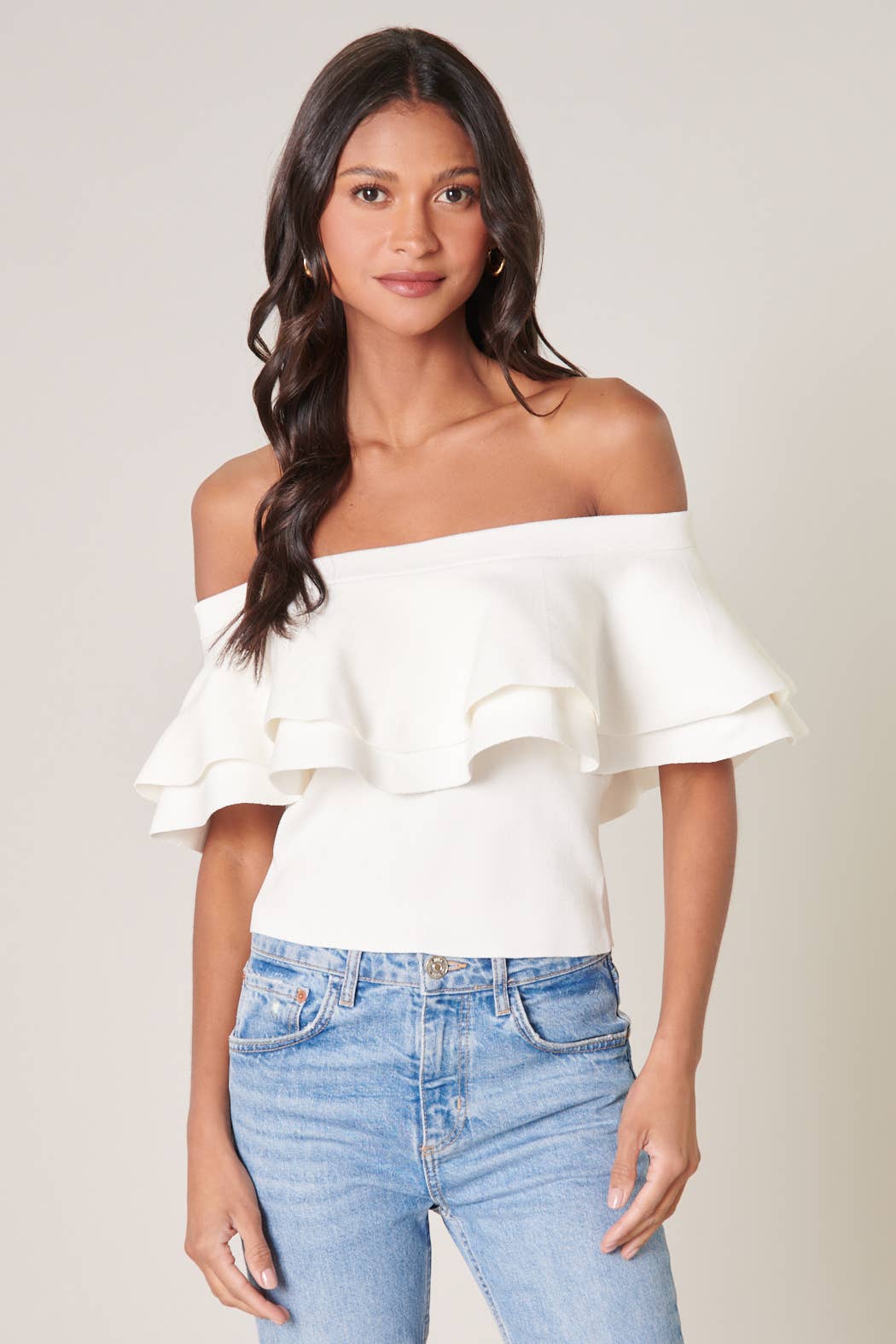 Kaila Off The Shoulder Knit Top