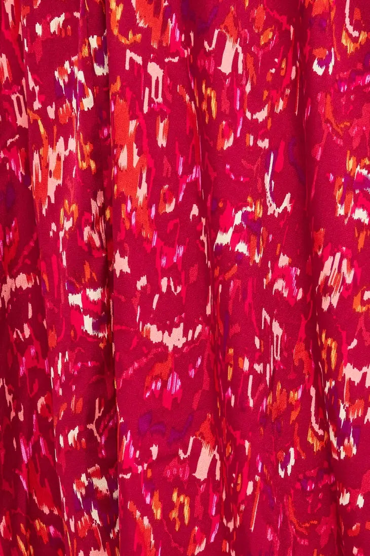 Falling For You Woven Printed Maxi Dress