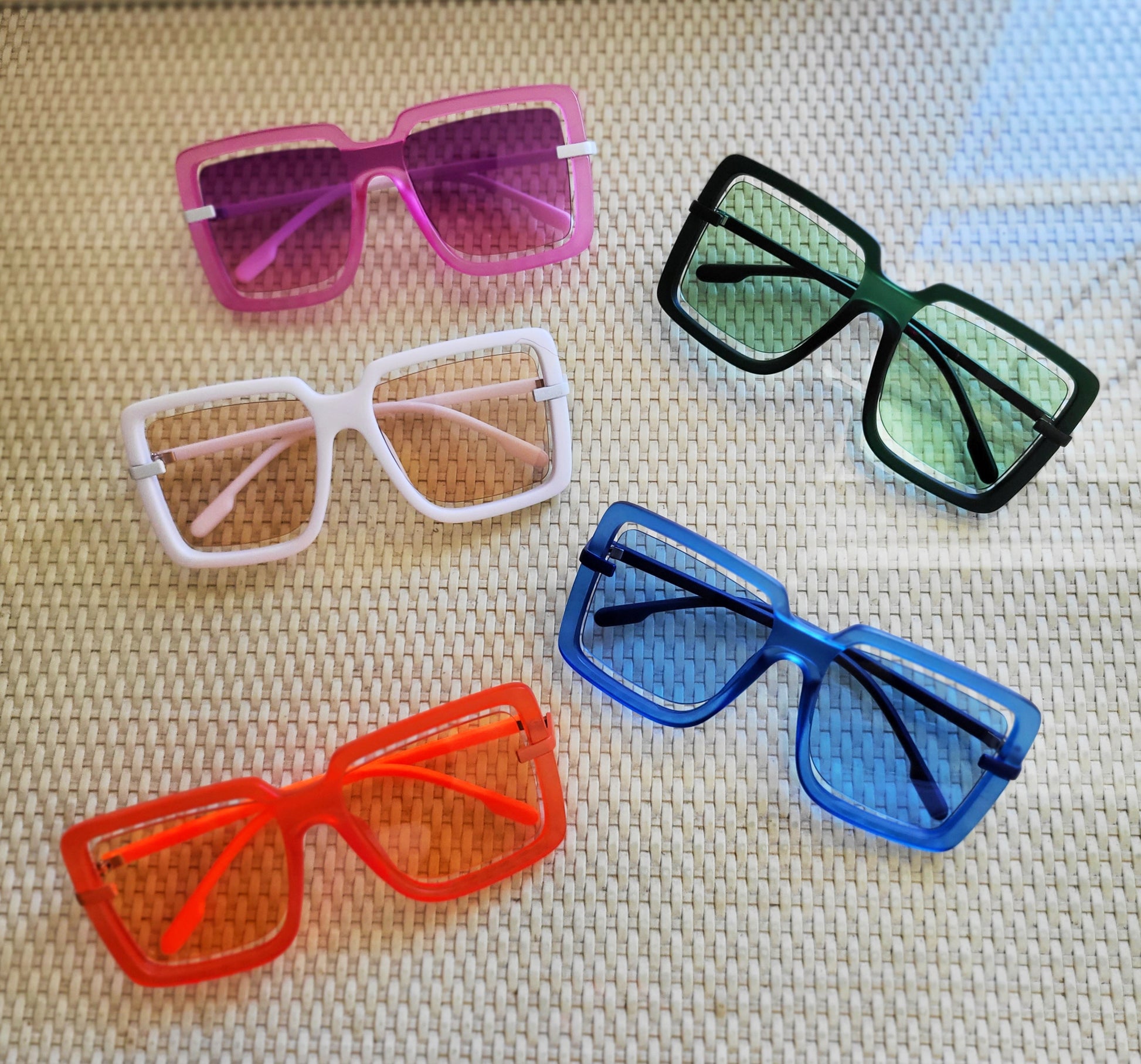 Sunglasses, Oversized Sunglasses, Square Sunglasses, Retro Oversized Square Sunglasses