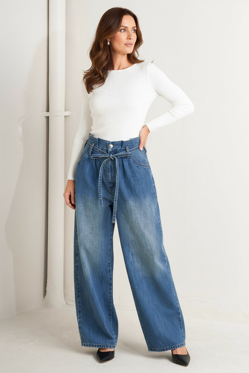 EVERYDAY CINCH DENIM PANTS