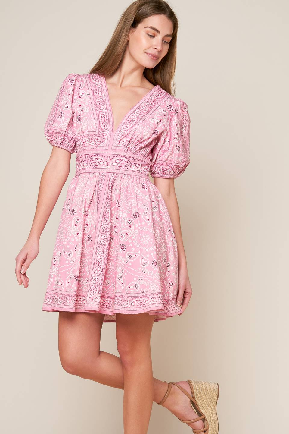 EXCEPTIONAL LADY WOVEN MINI DRESS