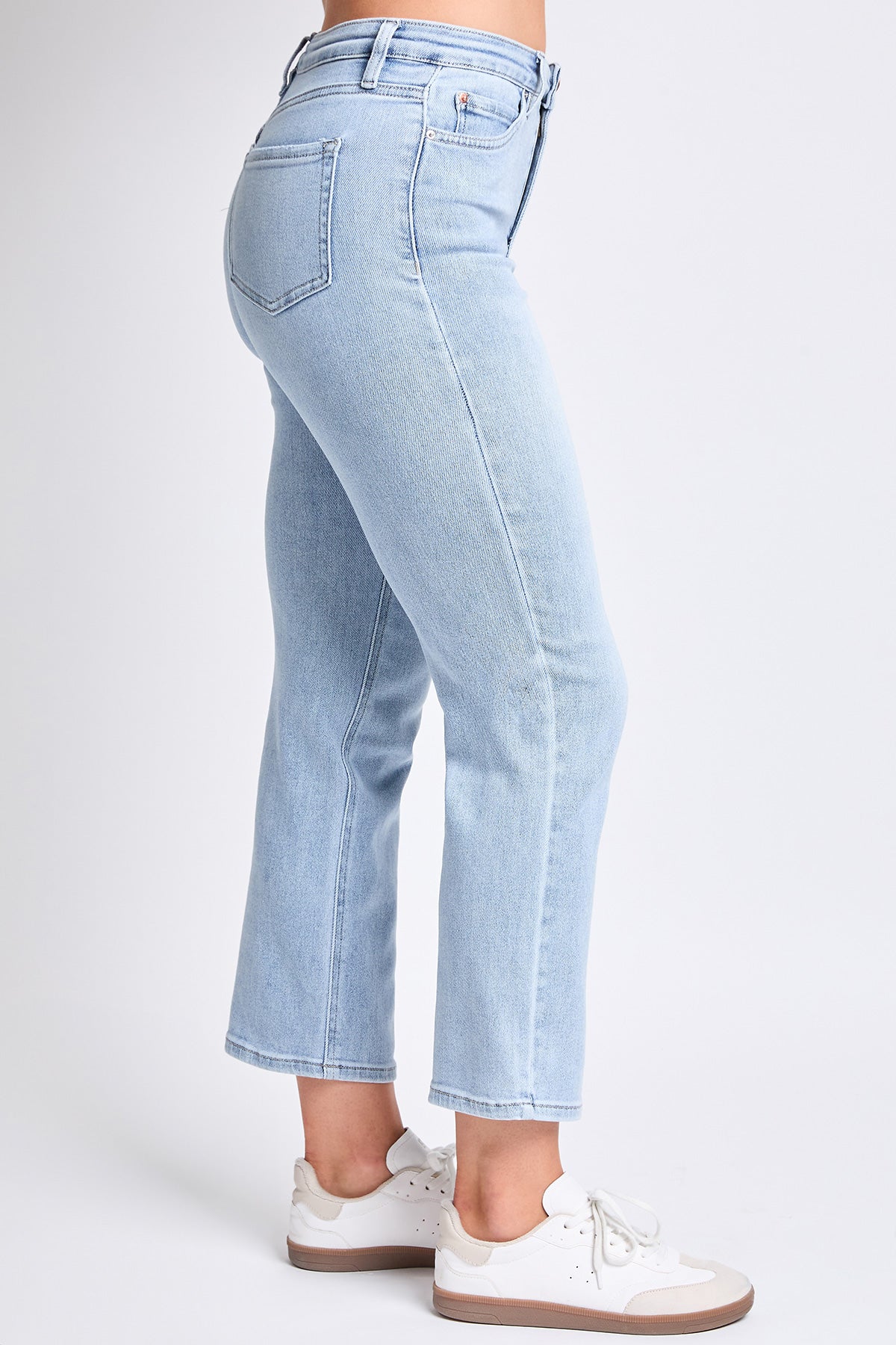 Women's Luxe High Rise Vintage Stretch Straight Leg Jeans