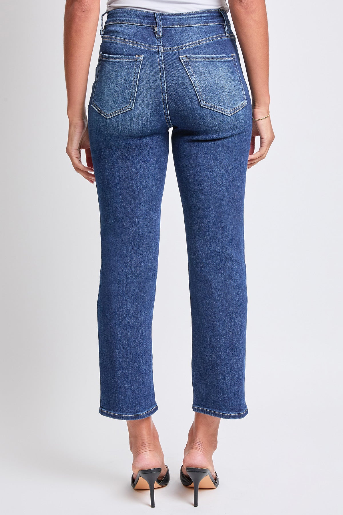 Women's Luxe High Rise Vintage Stretch Straight Leg Jeans