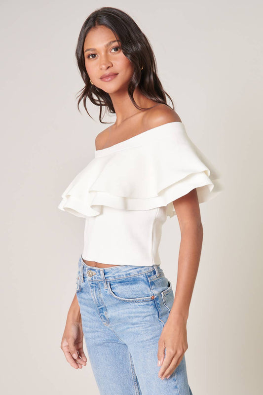Kaila Off The Shoulder Knit Top