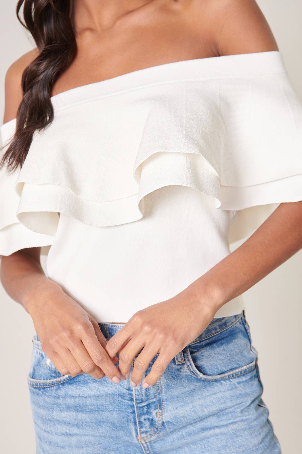 Kaila Off The Shoulder Knit Top