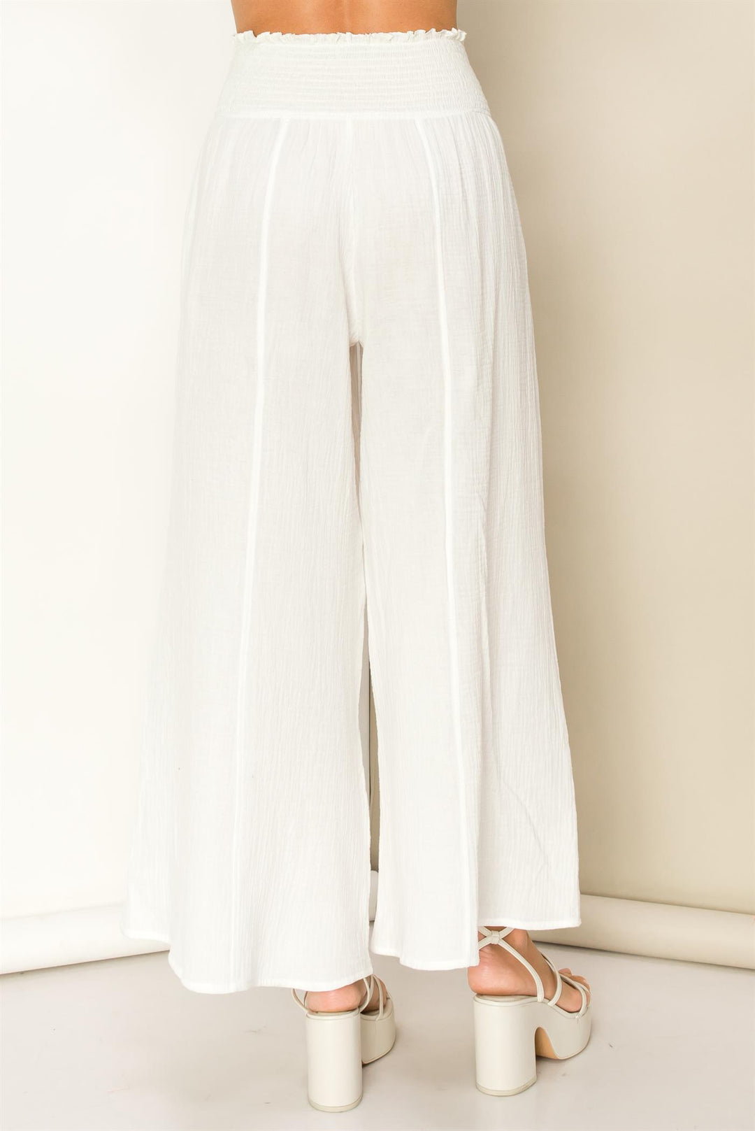  Pants, Wide Leg Pants, Take It Easy Cotton Wide Leg Pant 