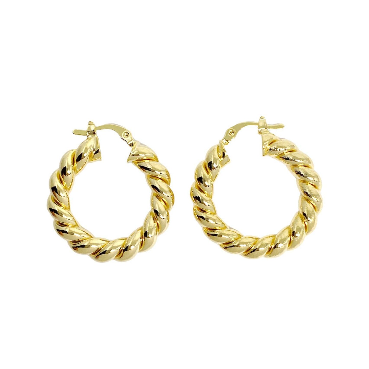 Jewelry, Gold Hoop Earrings, Hoops, 18k Filled