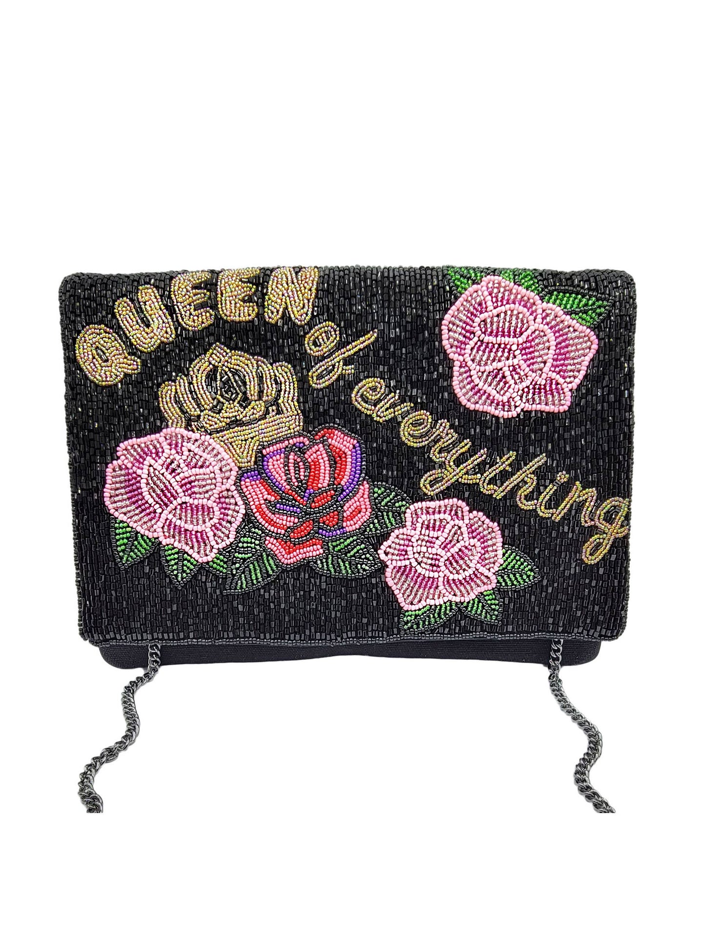 Queen Of Everything Beaded Clutch