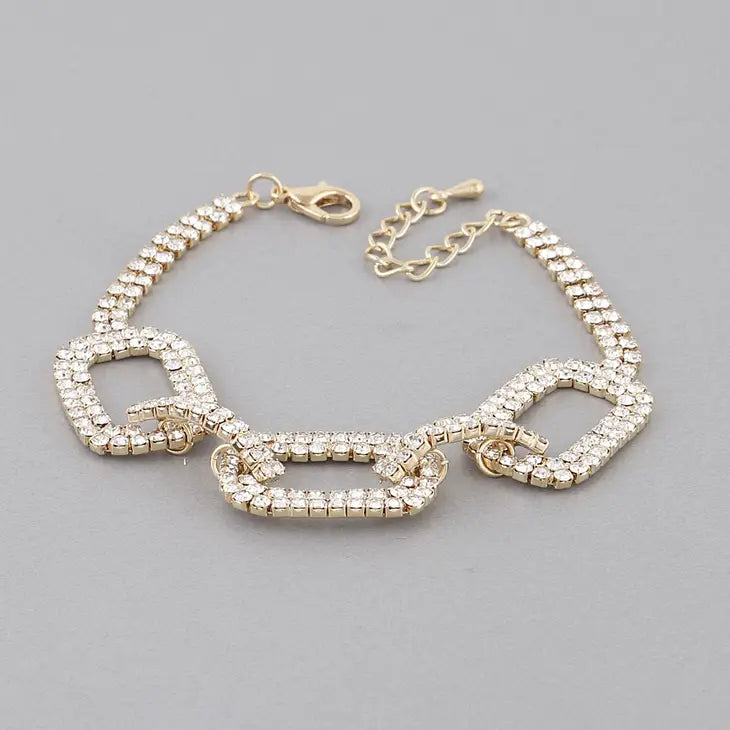 Triple Link Chain Bracelet